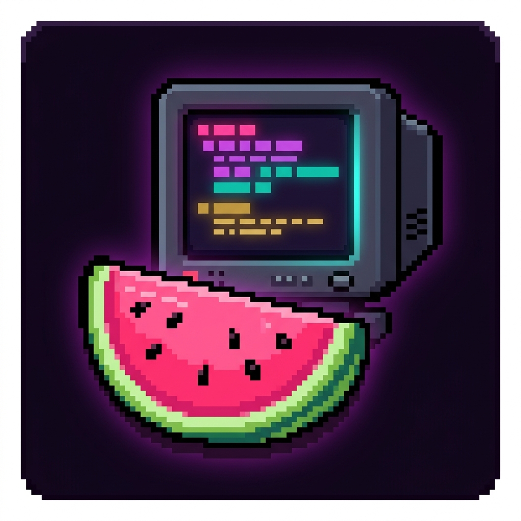 Vaporwave Watermelon Theme